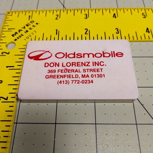 Oldsmobile Pocket Tape Measure 6 ft Automobile Car Dealer MA Advertising Rule - Picture 5 of 9